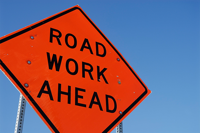 PROMO 660 x 440 Sign - Construction Road Work - iStock - jakes47s