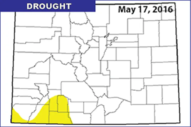 Drought Map - May 17, 2016