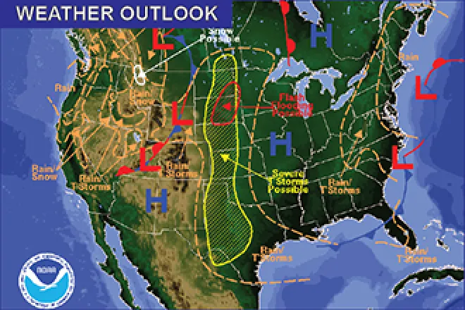 Weather Outlook - May 22, 2016