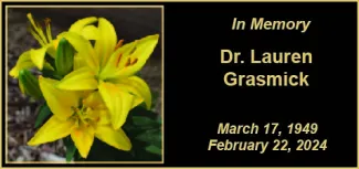 Memorial photo for Dr. Lauren Grasmick.