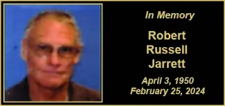 Memorial photo of Robert Russell Jarret.