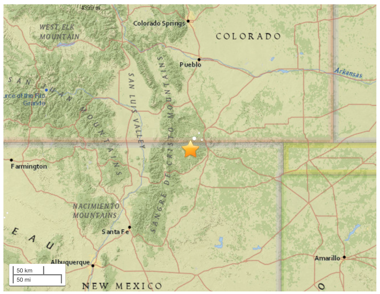 Magnitude 3.1 Earthquake South of Pueblo Saturday Kiowa County Press