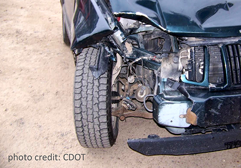 PICT - Car Crash Fender Tile - CDOT PICT - Car Crash Fender Tile - CDOT