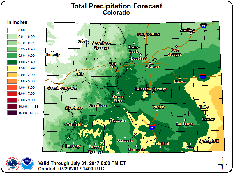 Heavy Rain, Flood Threat for Southeast Colorado Saturday | Kiowa County ...