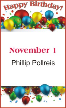 Happy Birthday to Pollreis Happy Birthday to Pollreis
