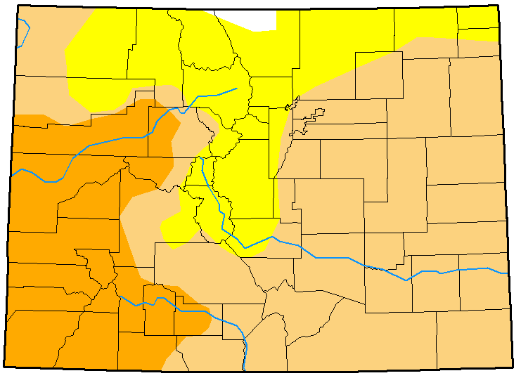 MAP Colorado Drought January 9, 2018