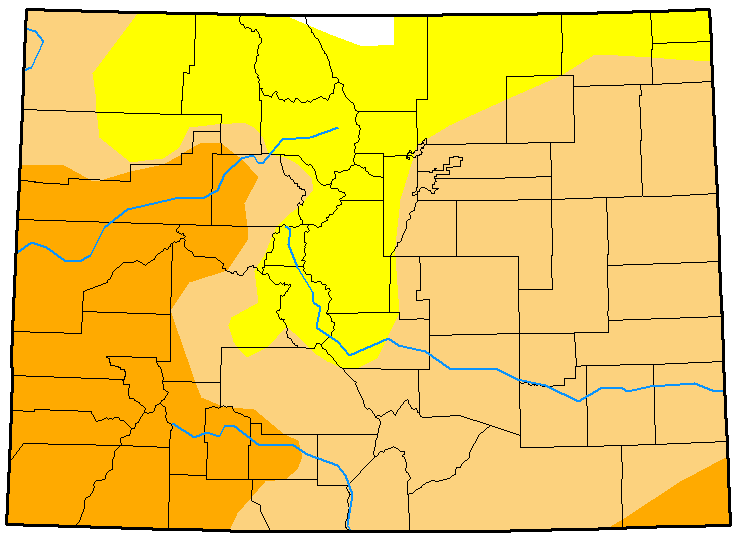 MAP Colorado Drought January 16, 2018