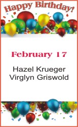 Happy Birthday to Krueger Griswold