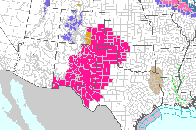 MAP Red Flag Warning Western US Cropped March 23, 2018
