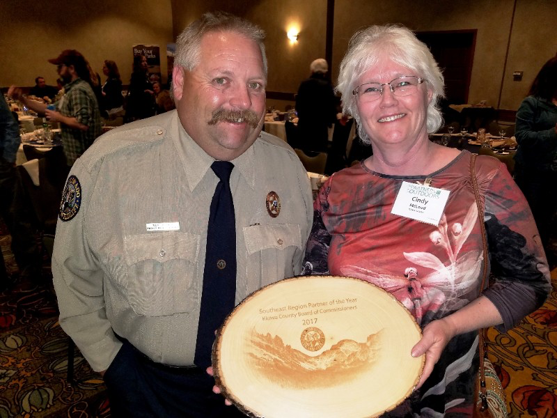 PICT Kiowa County Commissioners Named Partner of the Year - CPW PICT Kiowa County Commissioners Named Partner of the Year - CPW