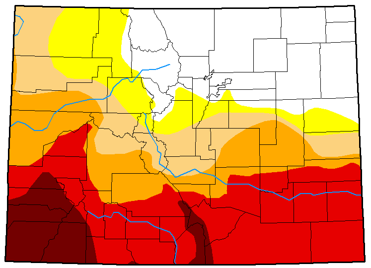 MAP Colorado Drought Conditions - June 5, 2018 MAP Colorado Drought Conditions - June 5, 2018