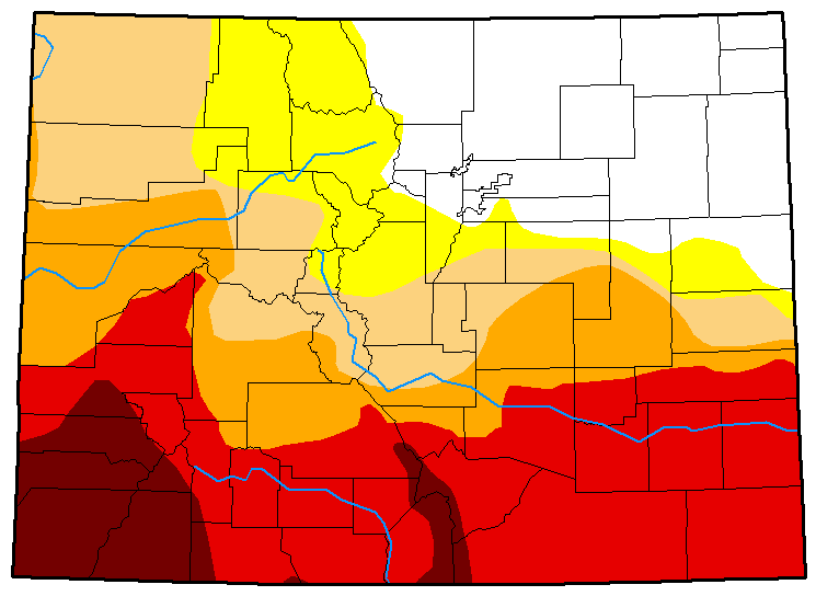 MAP Colorado Drought Conditions - June 12, 2018 MAP Colorado Drought Conditions - June 12, 2018