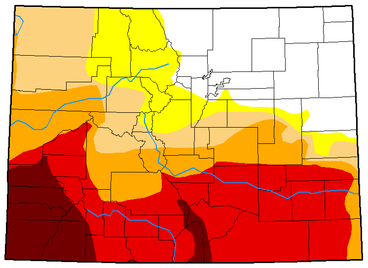 MAP Colorado Drought Conditions - July 3, 2018 MAP Colorado Drought Conditions - July 3, 2018