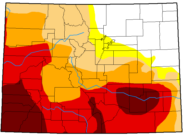 MAP Colorado Drought Conditions - July 10, 2018 MAP Colorado Drought Conditions - July 10, 2018