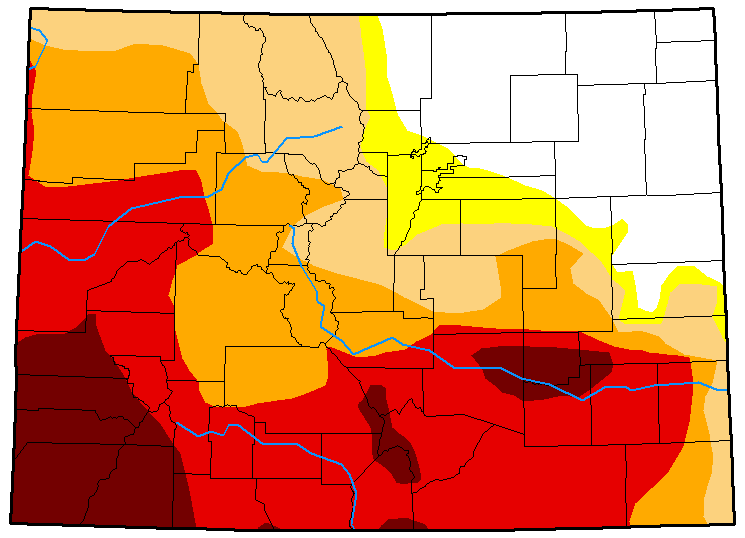 MAP Colorado Drought Conditions - July 24, 2018 MAP Colorado Drought Conditions - July 24, 2018