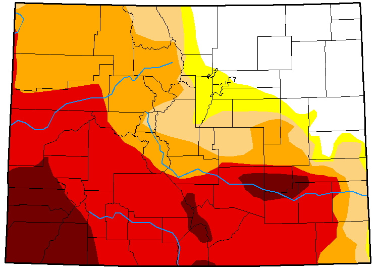 MAP Colorado Drought Conditions - July 31, 2018 MAP Colorado Drought Conditions - July 31, 2018