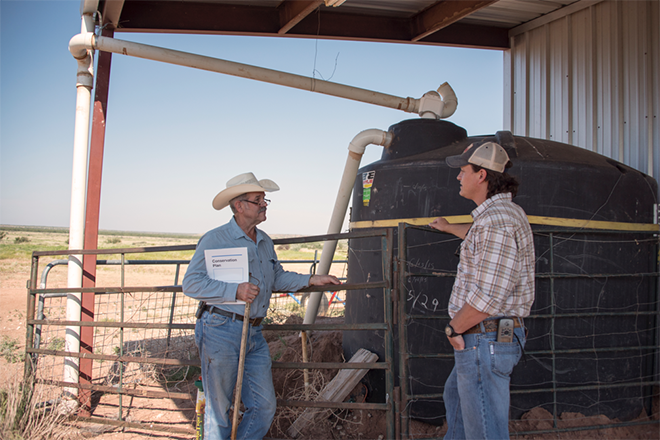 PICT Drought - Kregg McKenny and Derrick Fuchs. Courtesy NRCS PICT Drought - Kregg McKenny and Derrick Fuchs. Courtesy NRCS
