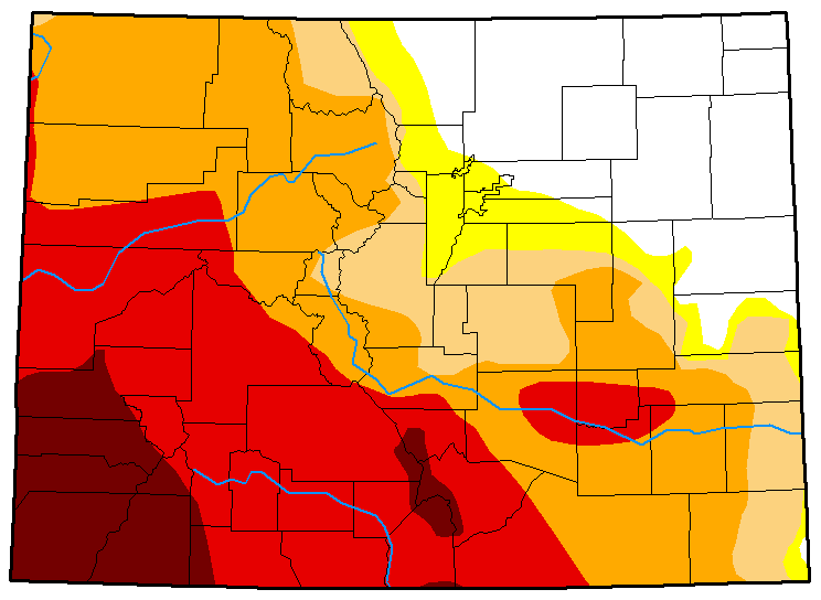 MAP Colorado Drought Conditions - August 7, 2018 MAP Colorado Drought Conditions - August 7, 2018