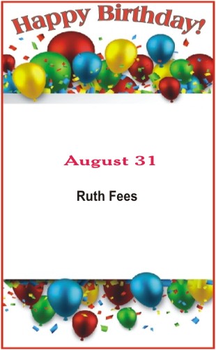 Happy Birthday to Fees Happy Birthday to Fees