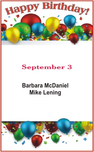 Happy Birthday to McDaniel Lening