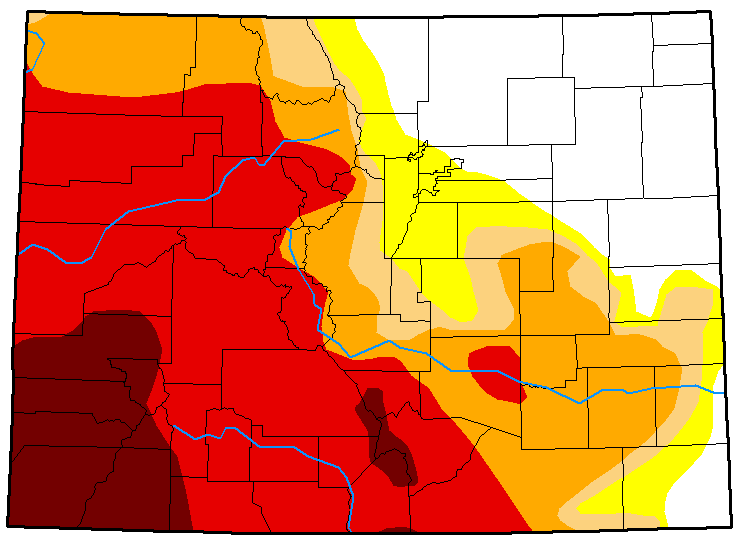 MAP Colorado Drought Conditions - September 4, 2018 MAP Colorado Drought Conditions - September 4, 2018