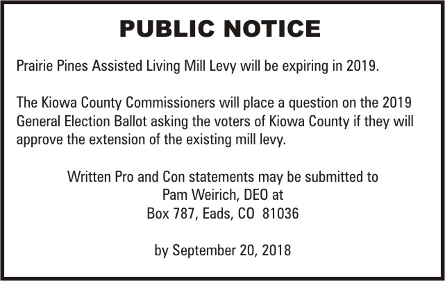 AD Mill Levy Pro/Con Statements AD Mill Levy Pro/Con Statements