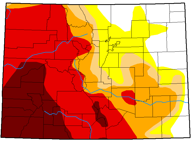 MAP Colorado Drought Conditions - October 2, 2018 MAP Colorado Drought Conditions - October 2, 2018