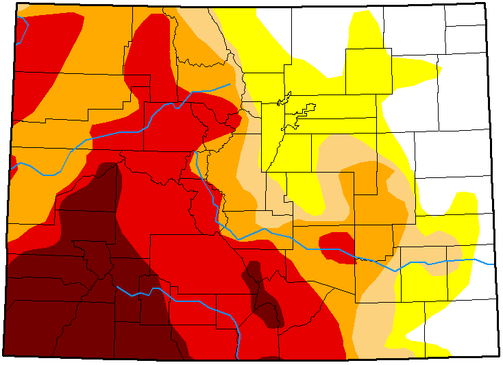 MAP Colorado Drought Conditions - October 23, 2018 MAP Colorado Drought Conditions - October 23, 2018