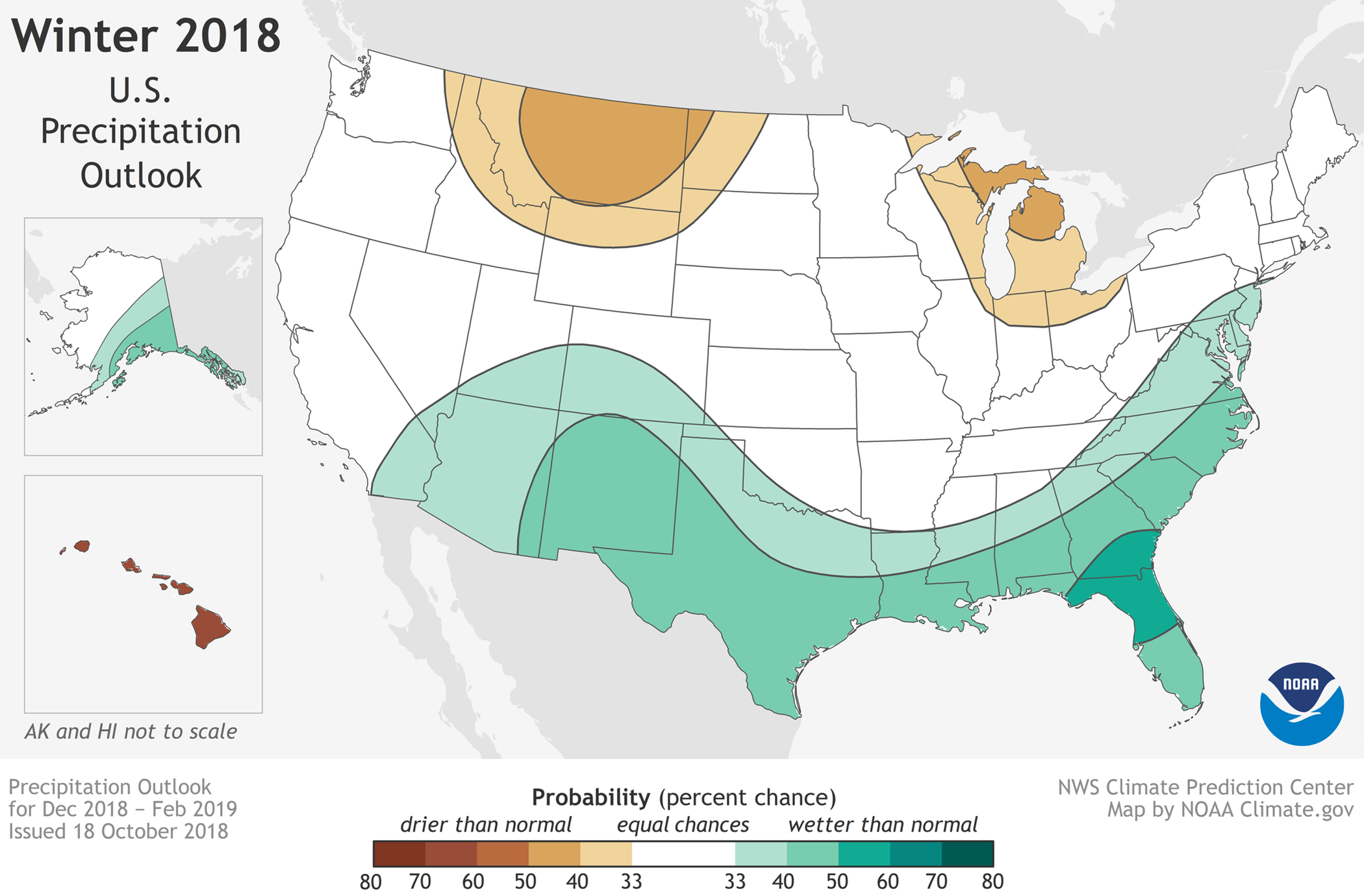 MAP Winter 2018 Precipitation Outlook MAP Winter 2018 Precipitation Outlook