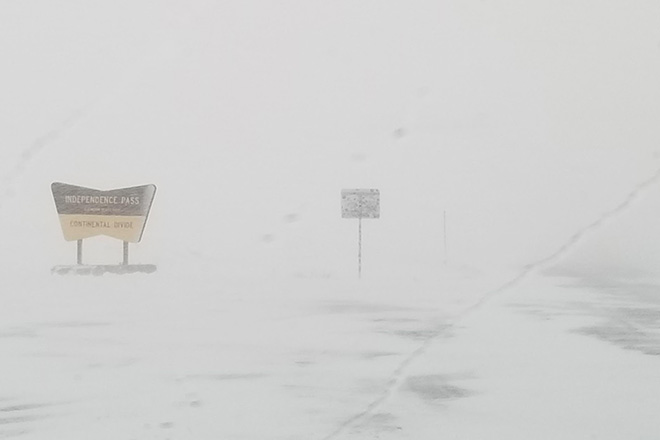 PICT Snow at Independence Pass - CDOT PICT Snow at Independence Pass - CDOT