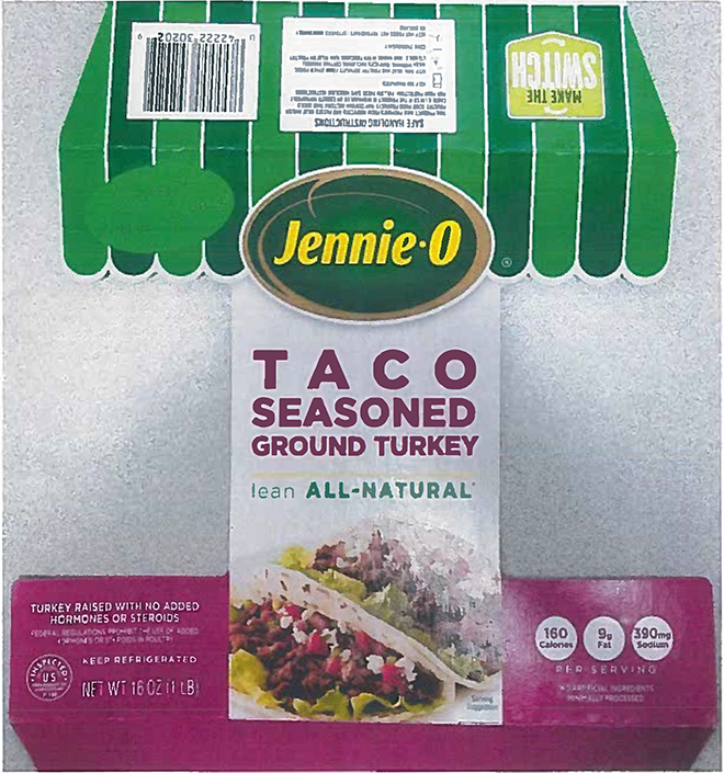PICT Jennie-O Ground Turkey Label example PICT Jennie-O Ground Turkey Label example
