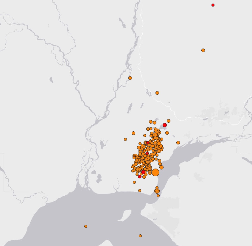 MAP Earthquakes near Anchorage Alaska - USGS MAP Earthquakes near Anchorage Alaska - USGS