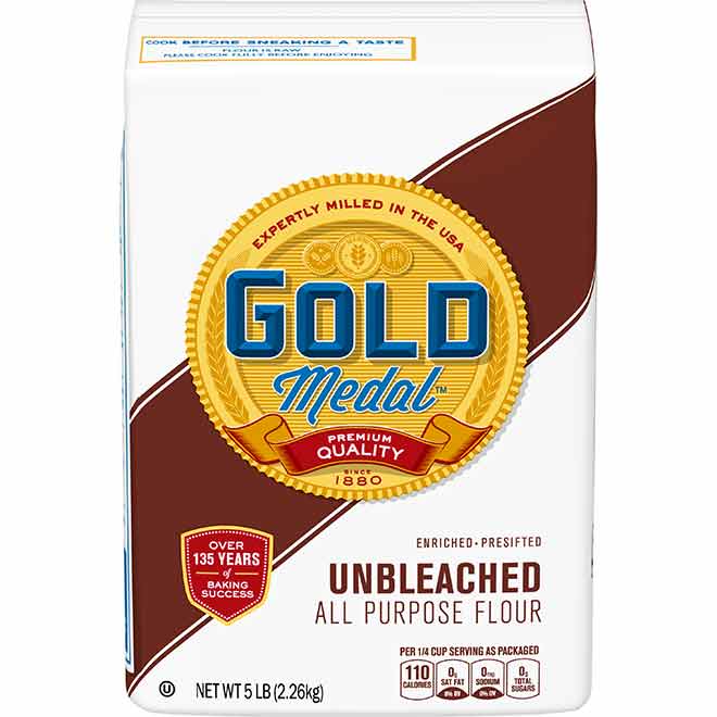 PICT 6xJ1 Gold Medal Unbleached Flour 5 pound bag PICT Gold Medal Unbleached Flour 5 pound bag