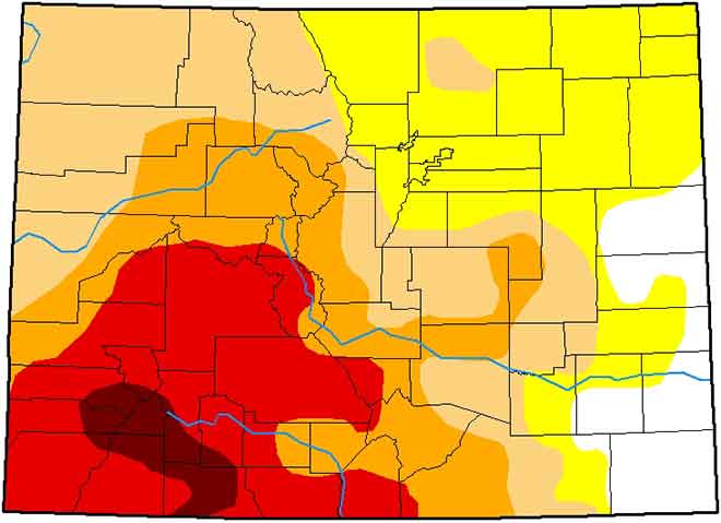 MAP 6xJ1 Colorado Drought Conditions - February 5, 2019 MAP Colorado Drought Conditions - February 5, 2019