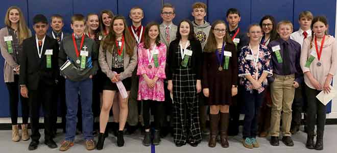 PICT Regional Science Fair winners 2019 PICT Regional Science Fair winners 2019