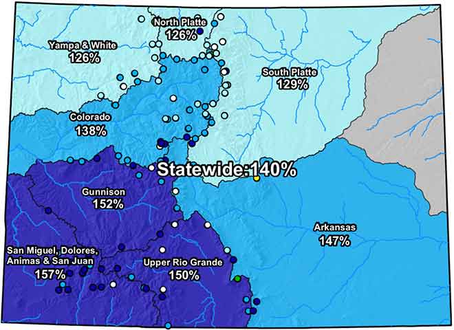 MAP 6xJ1 Colorado River Basin Snow Water Equivalent - March 21, 2019 - NRCS MAP Colorado River Basin Snow Water Equivalent - March 21, 2019 - NRCS
