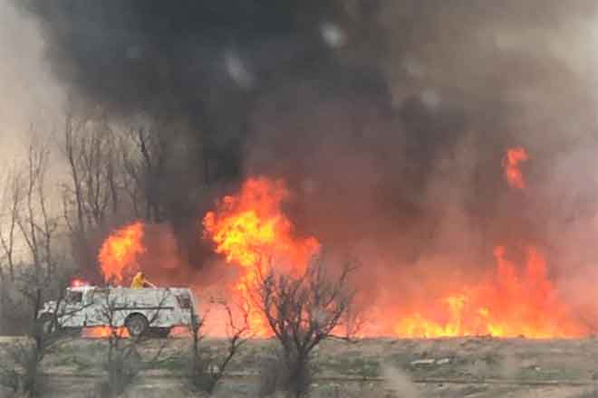 PICT 64J1 Black Bridge Fire in Bent County April 5, 2019 - Casey Sheridan PICT Black Bridge Fire in Bent County April 5, 2019 - Casey Sheridan