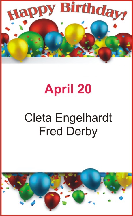 Happy Birthday to Engelhardt Derby Happy Birthday to Engelhardt Derby