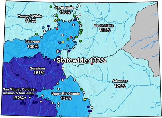 MAP 6xJ1 Colorado River Basin Snow Water Equivalent - May 3, 2019 - NRCS MAP Colorado River Basin Snow Water Equivalent - May 3, 2019 - NRCS