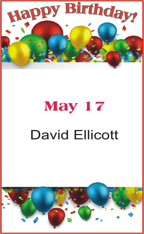 Happy birthday to Ellicott Happy birthday to Ellicott