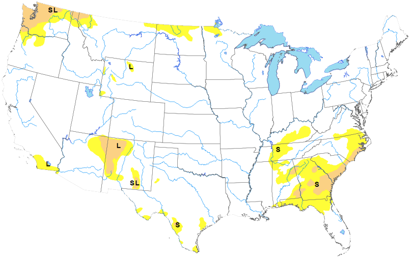 MAP National Drought Conditions May 28, 2019 MAP National Drought Conditions May 28, 2019