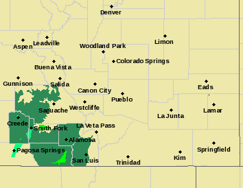 MAP Weather Alerts in Southeast Colorado June 8, 2019 - NWS MAP Weather Alerts in Southeast Colorado June 8, 2019 - NWS