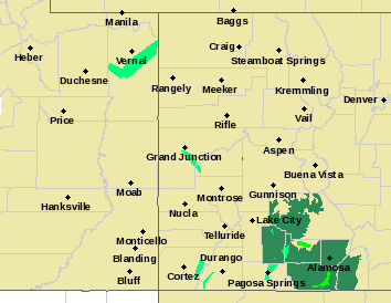 MAP Weather Alerts in Western Colorado June 8, 2019 - NWS MAP Weather Alerts in Western Colorado June 8, 2019 - NWS