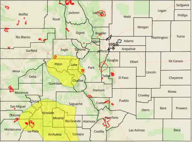 Flood risk returns to parts of Colorado Sunday | Kiowa ...