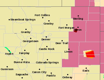MAP Severe Thunderstorm Watch for Northeast Colorado July 8, 2019 MAP Severe Thunderstorm Watch for Northeast Colorado July 8, 2019