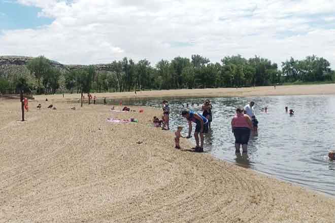 PICT 64J1 Lake Pueblo Rock Canyon Swim Beach - CPW PICT Lake Pueblo Rock Canyon Swim Beach - CPW