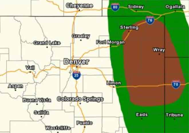 MAP Tornado risk for August 13, 2019 - NWS MAP Tornado risk for August 13, 2019 - NWS