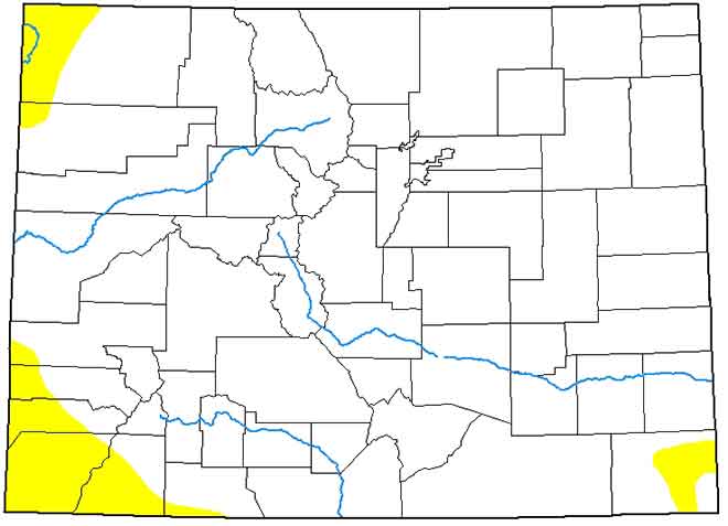 MAP 6xJ1 Colorado Drought Conditions - August 13, 2019 MAP 6xJ1 Colorado Drought Conditions - August 13, 2019