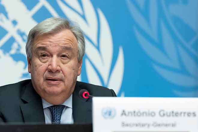 PICT PEOPLE 64J1 UN Secretary General Antonio Guterres - Jean Marc Ferre, UN Photo PICT PEOPLE UN Secretary General Antonio Guterres - Jean Marc Ferre, UN Photo