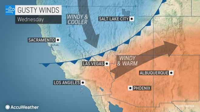 MAP 6xJ1 Gusty winds expected October 9, 2019 - AccuWeather MAP Gusty winds expected October 9, 2019 - AccuWeather